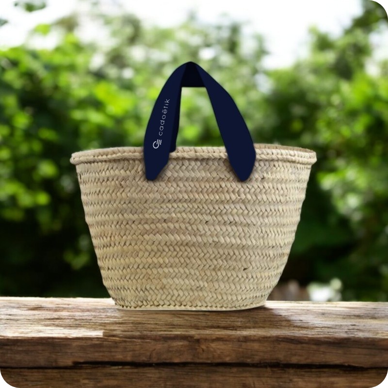 Sac panier en paille avec anse Sublim _00
