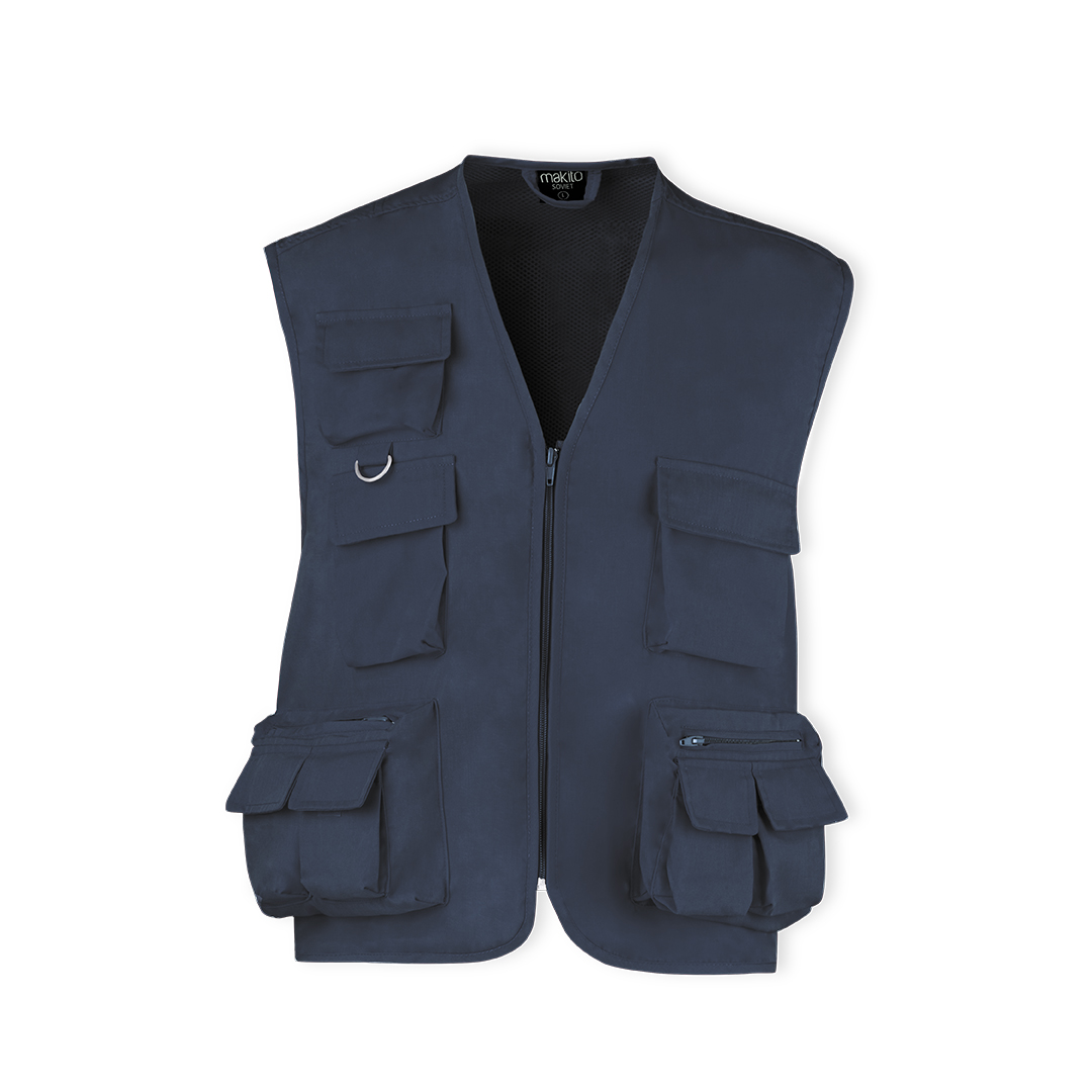 Gilet sans manches multipoches Soviet_Bleu marine