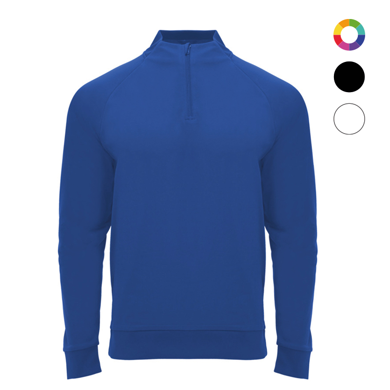 Sweat zippé de sport unisexe en polyester certifié Epiro 200 g_02