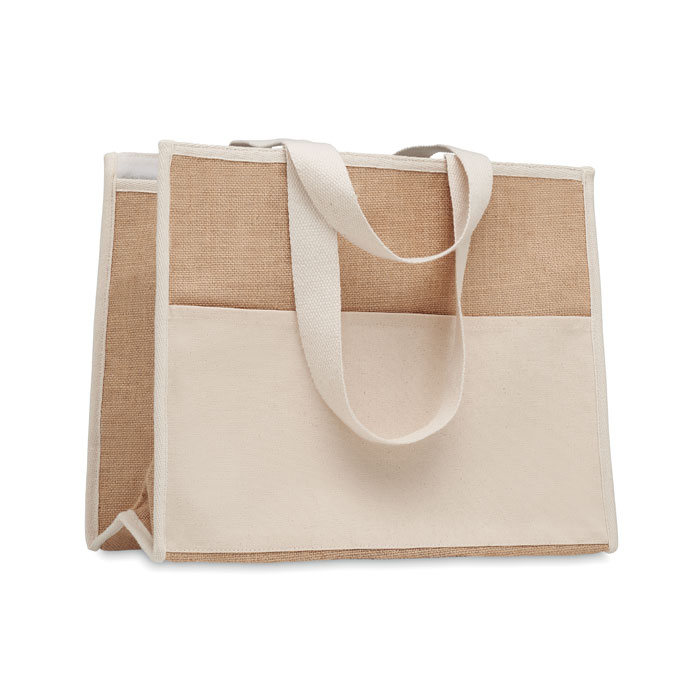 Sac shopping isotherme en jute Campo de Geli_Beige
