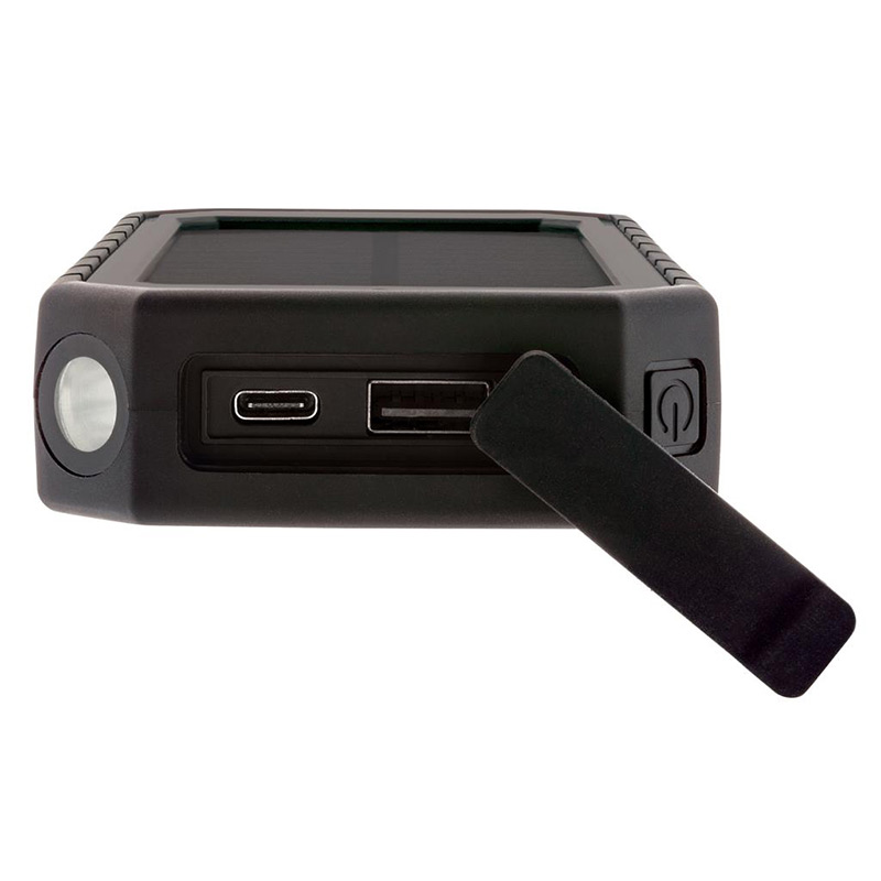 Chargeur solaire en plastique recyclé certifié Solastra 10 000 mAh_04