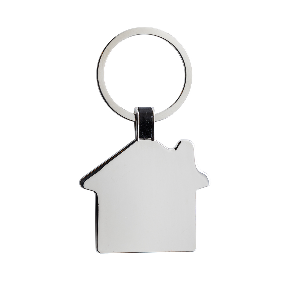 Porte-clés en zinc recyclé certifié Maison_Argent