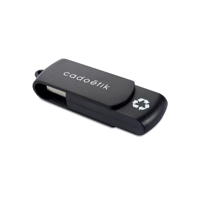 Clé USB publicitaire écologique Recycloflash - objet publicitaire écologique