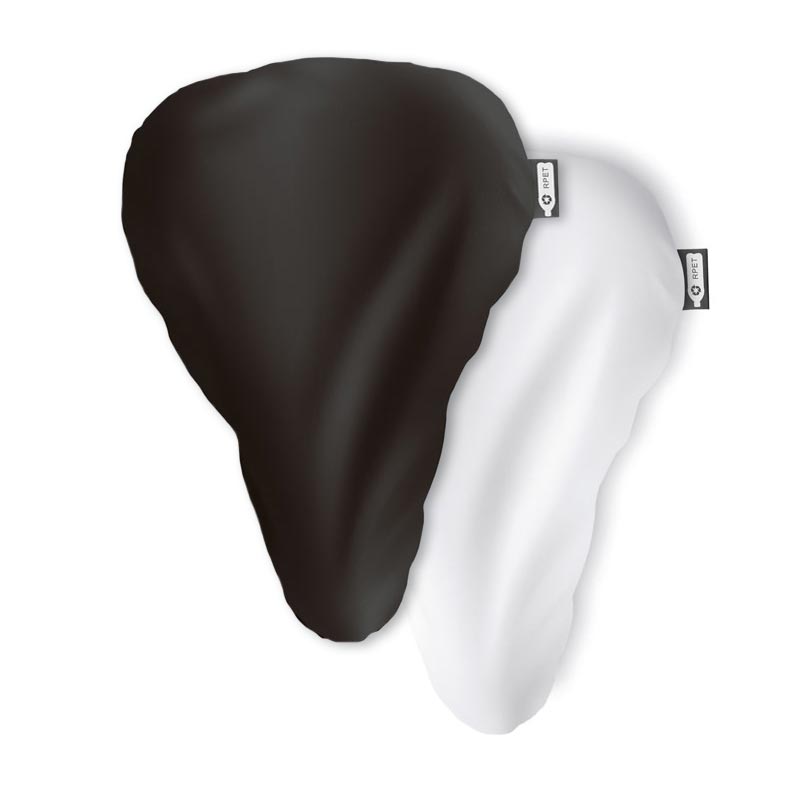 Couvre-selle personnalisable en plastique recyclé - noir ou blanc