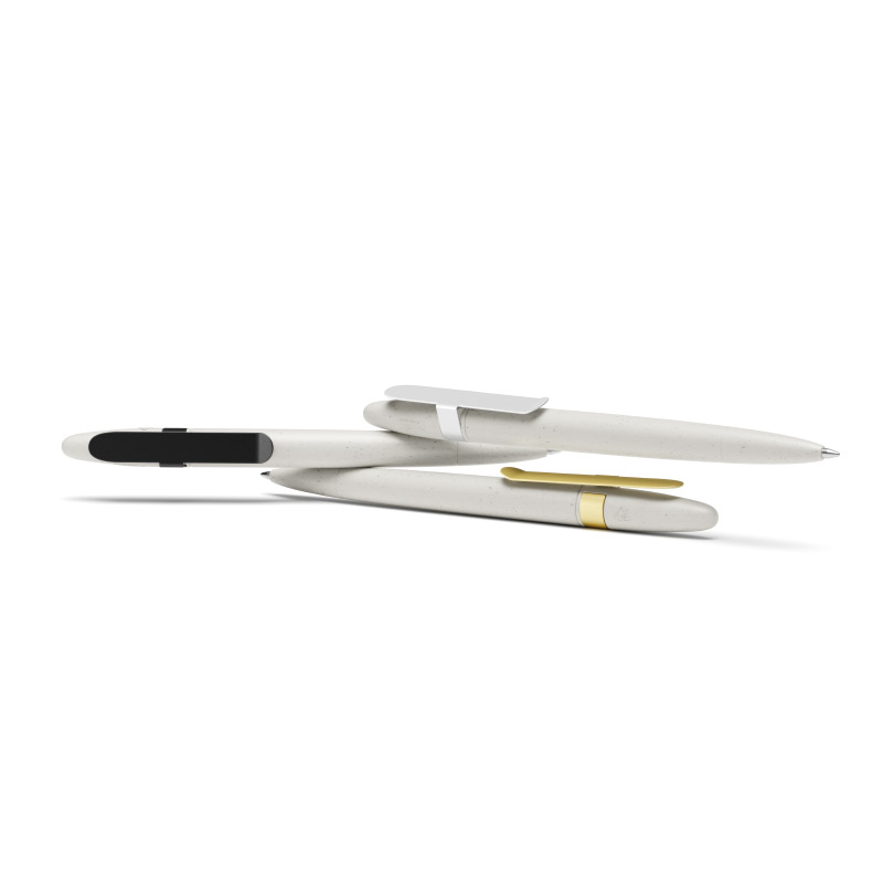 Stylo bille en coquillage et plastique recyclés Shell_02