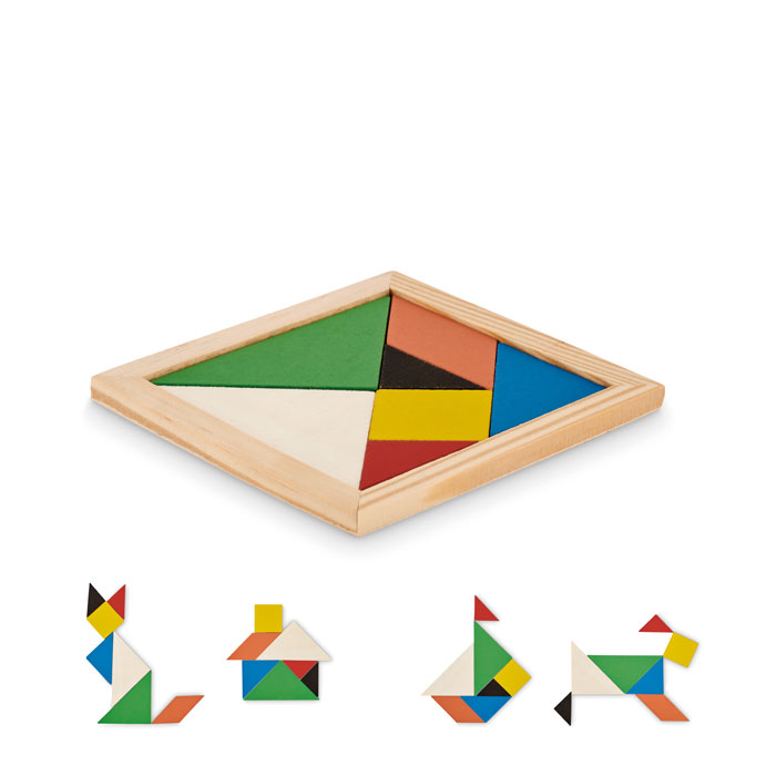 Puzzle Tangram en bois_Bois