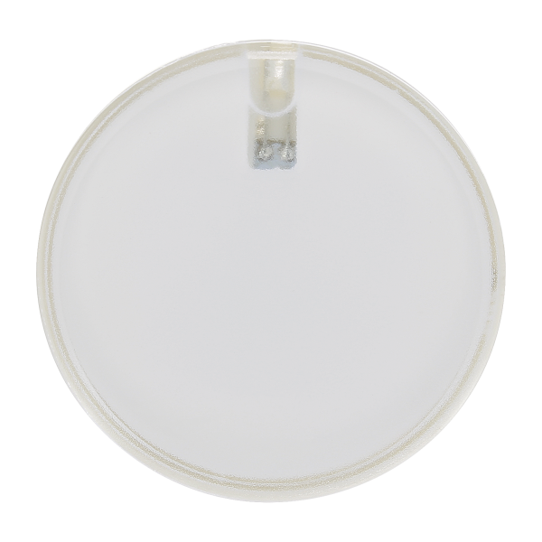 Badge lumineux rond Glitty_Blanc