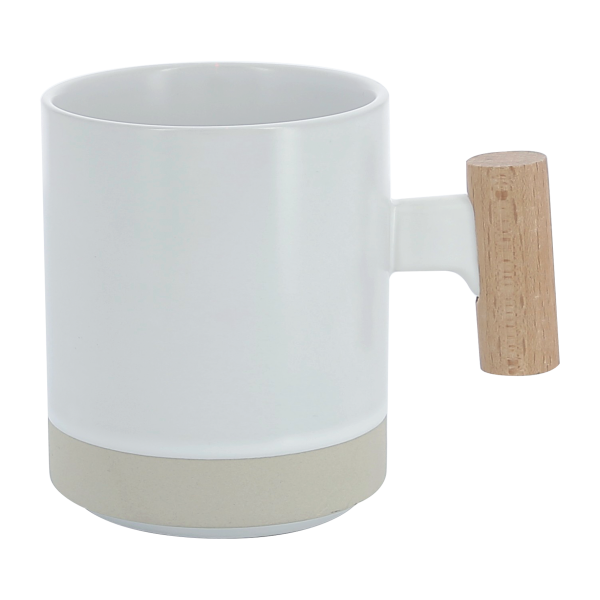 Mug avec anse en bois 330 mL_1