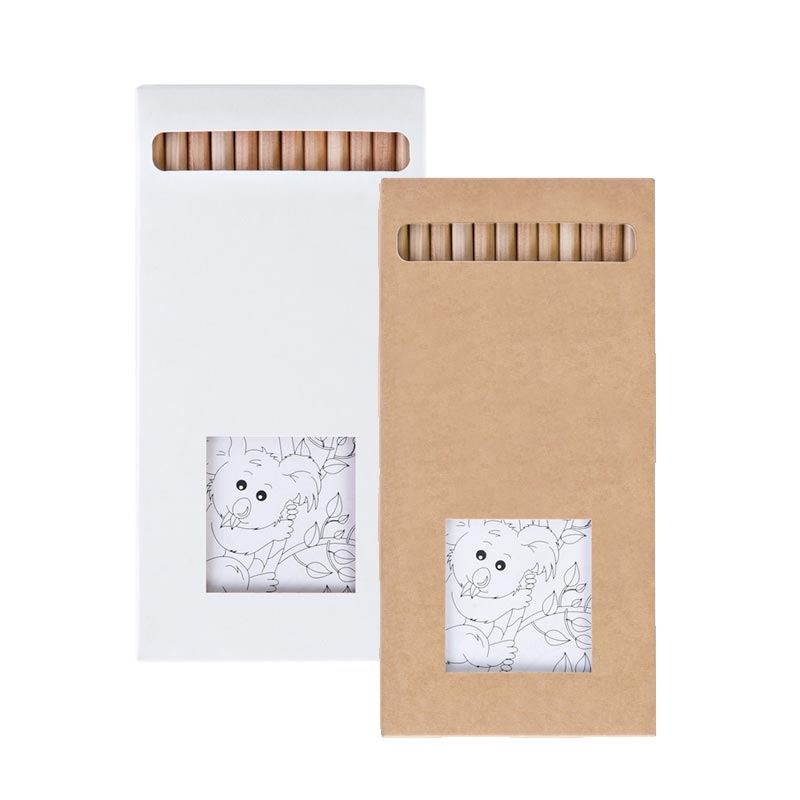 Set coloriage et crayons de couleur Eco 8,7 cm en carton_02