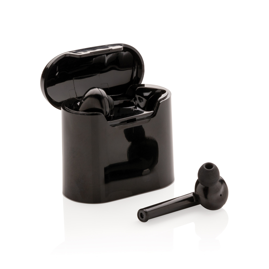 Écouteurs Bluetooth avec boîtier de charge Liberty_Noir