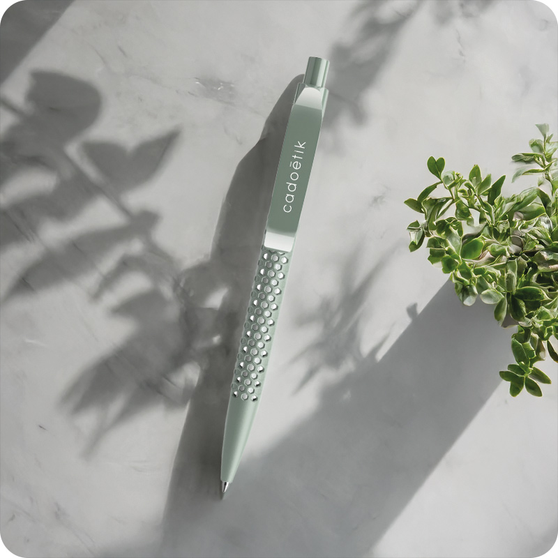 Stylo bille en plastique biodégradable PHA True Biotic QS40_00