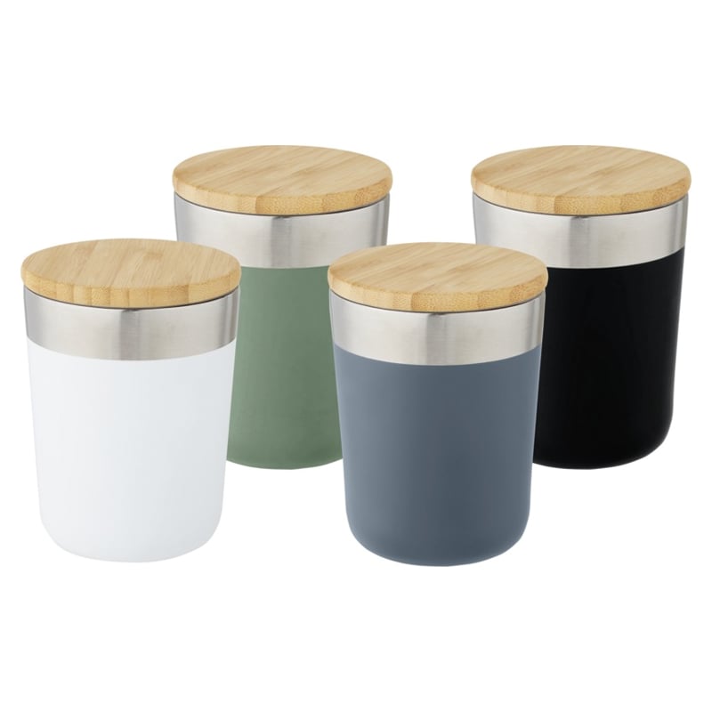 Mug isotherme en inox et bambou Lagan 300 mL_02