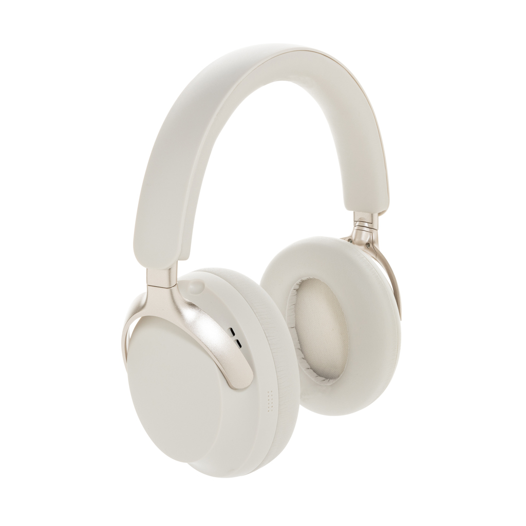 Casque audio réducteur de bruit en plastique recyclé certifié Soundpro_Blanc