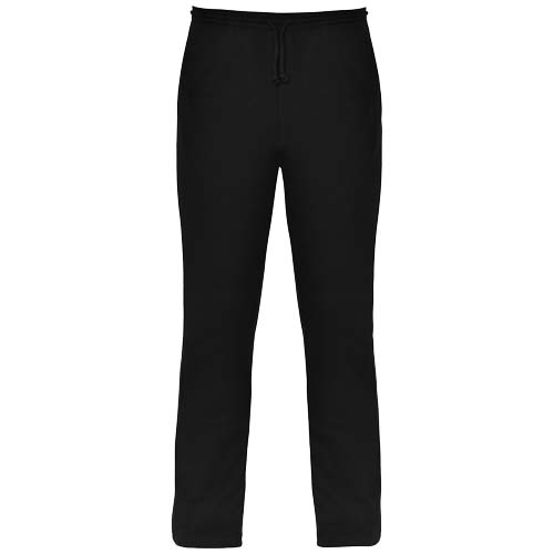 Pantalon de sport unisexe en coton et polyester certifiés New Astun 280 g_Noir
