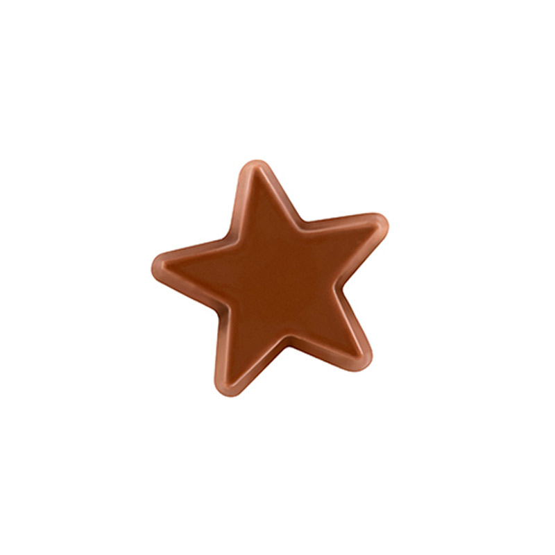 Étoile en chocolat dans un papier certifié 7 g_02