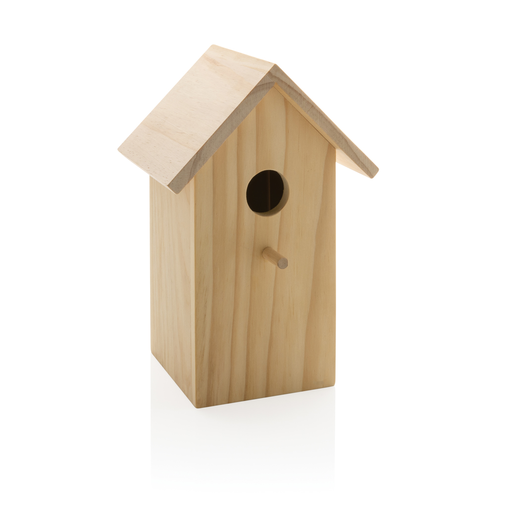 Nichoir à oiseaux en bois certifié Pinzon_Marron