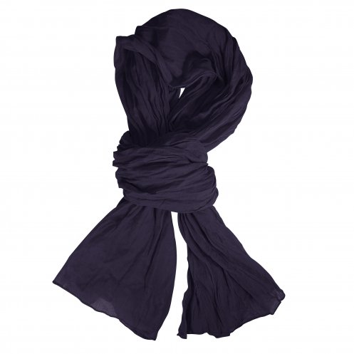 Foulard chèche en coton Lawrence _Noir