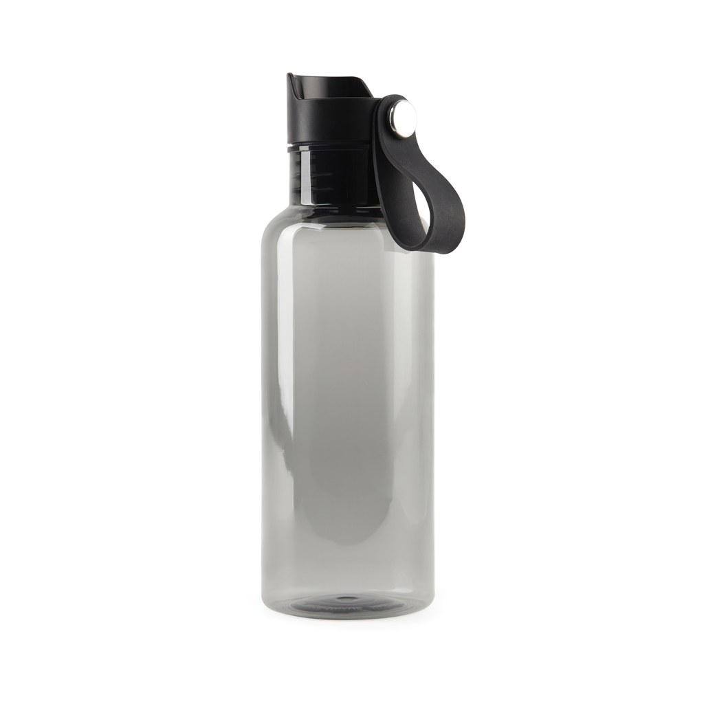 Bouteille en plastique recyclé rPET certifié Vinga Balti 600 mL_Noir