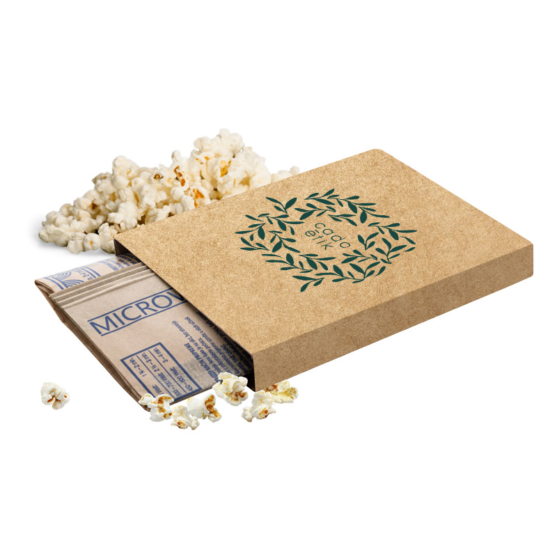 Sachet de pop-corn en papier kraft CreaPop Eco_01