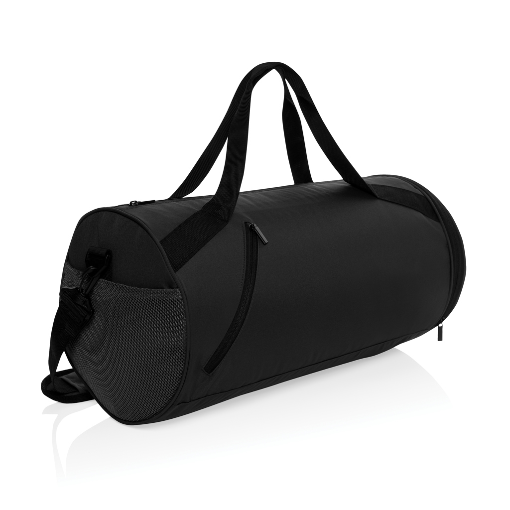 Sac de sport en polyester recyclé True_Noir