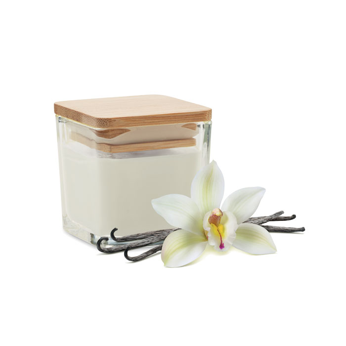 Bougie végétale parfumée en verre et bambou Pila 50 g_02