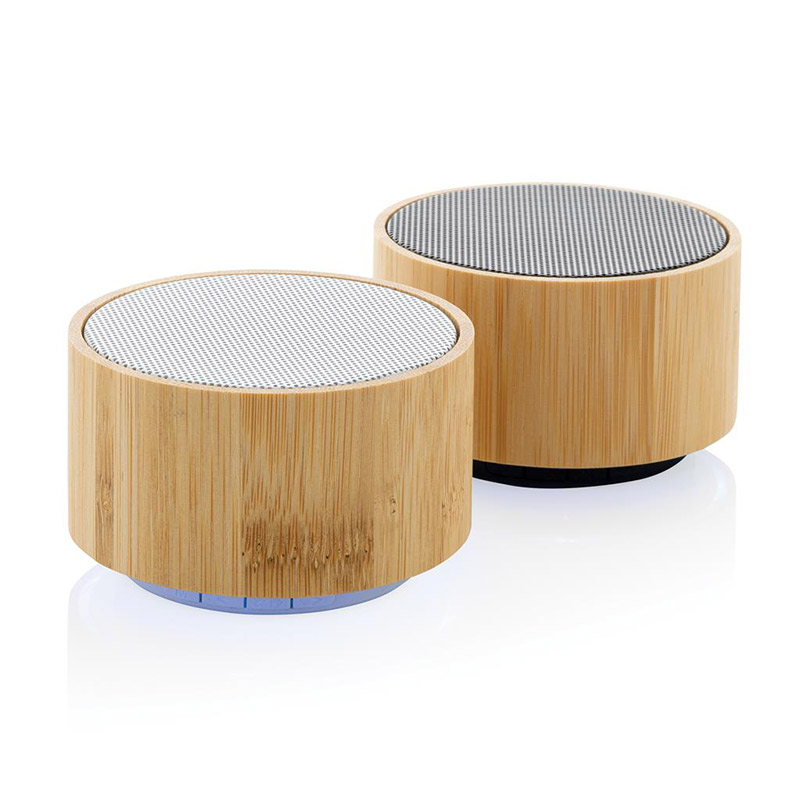 Enceinte nomade en bambou et plastique recyclé certifiés Lumiwood 3W_02