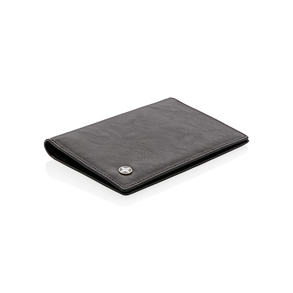 Étui pour passeport anti-RFID Swiss Peak_Noir