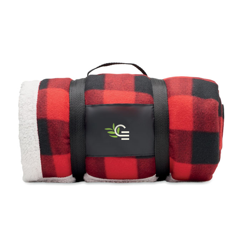 Couverture polaire sherpa en polyester recyclé rPET Shermatt 230 g_1