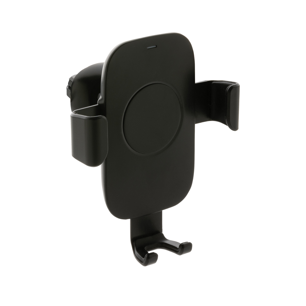 Support chargeur de voiture en plastique recyclé certifié Vroum 10 W_Noir