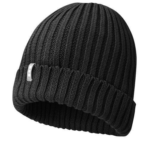 Bonnet en coton bio Ives_Noir