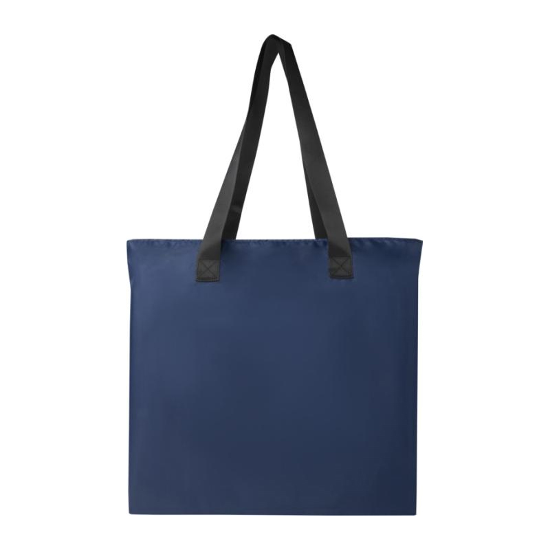Sac shopping pliable zippé en polyester recyclé certifié rPET Ecofold_04