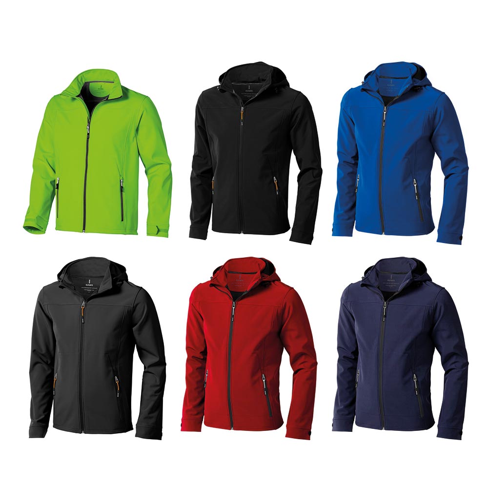 Veste softshell publicitaire homme Langley Cadoetik