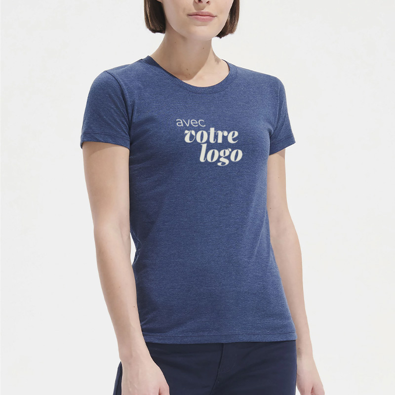 T-shirt publicitaire femme en coton certifié Regent Fit 150 g_00