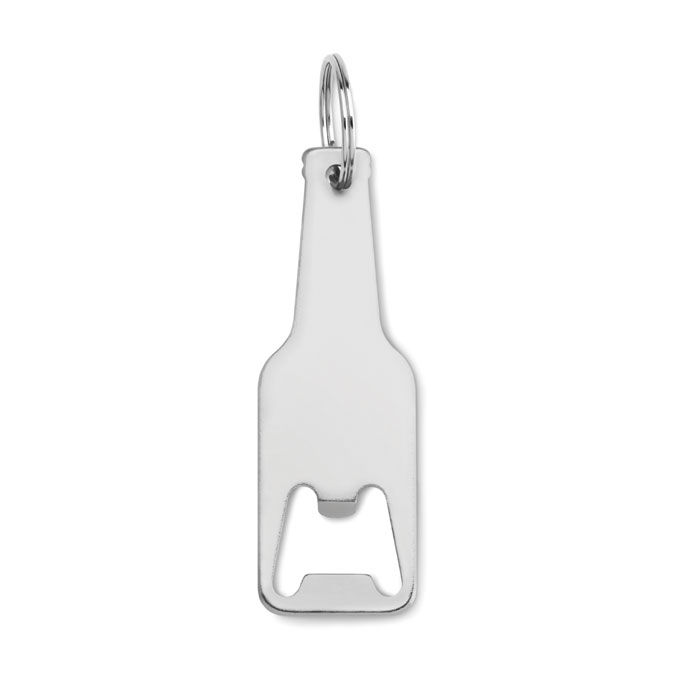 Porte-clés decapsuleur en alu Botelia_Argent