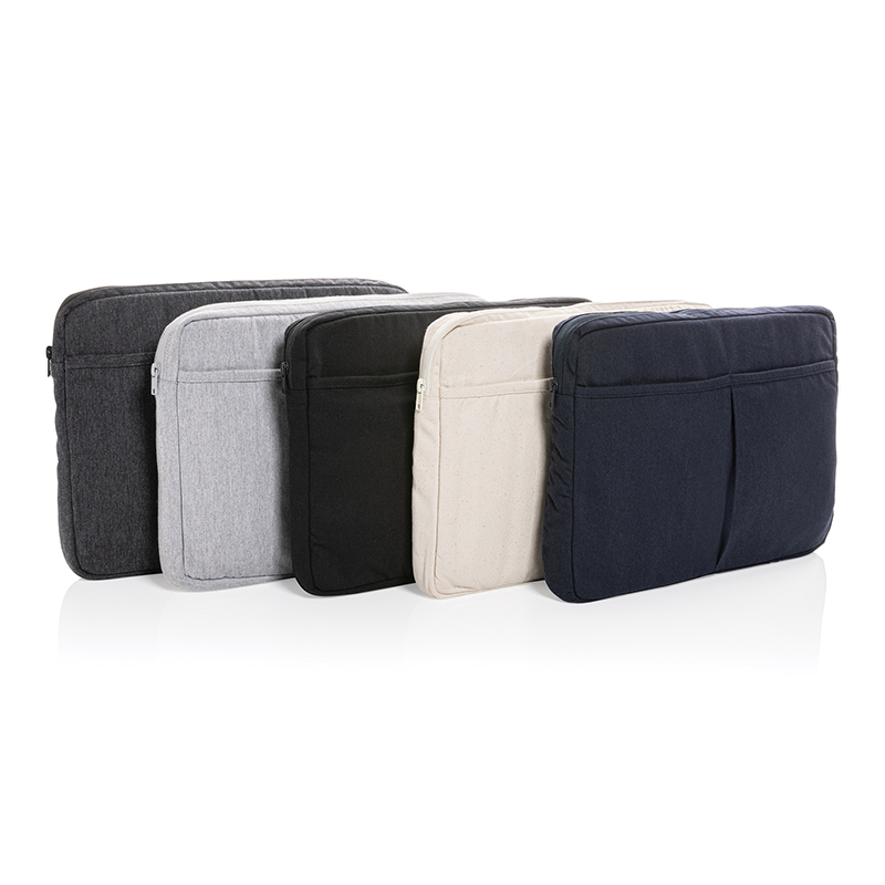 Housse pour ordinateur 15,6" en coton recyclé Laluka_02
