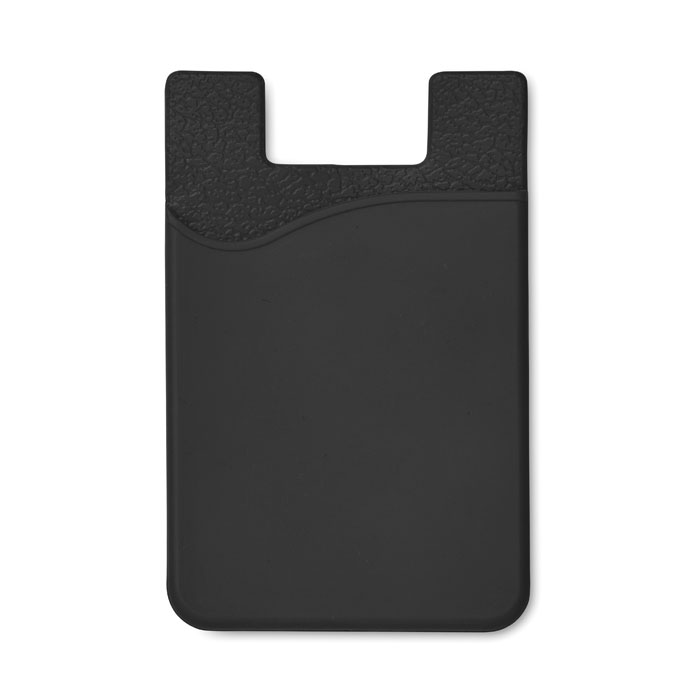 Porte-cartes adhésif Silicard_Noir