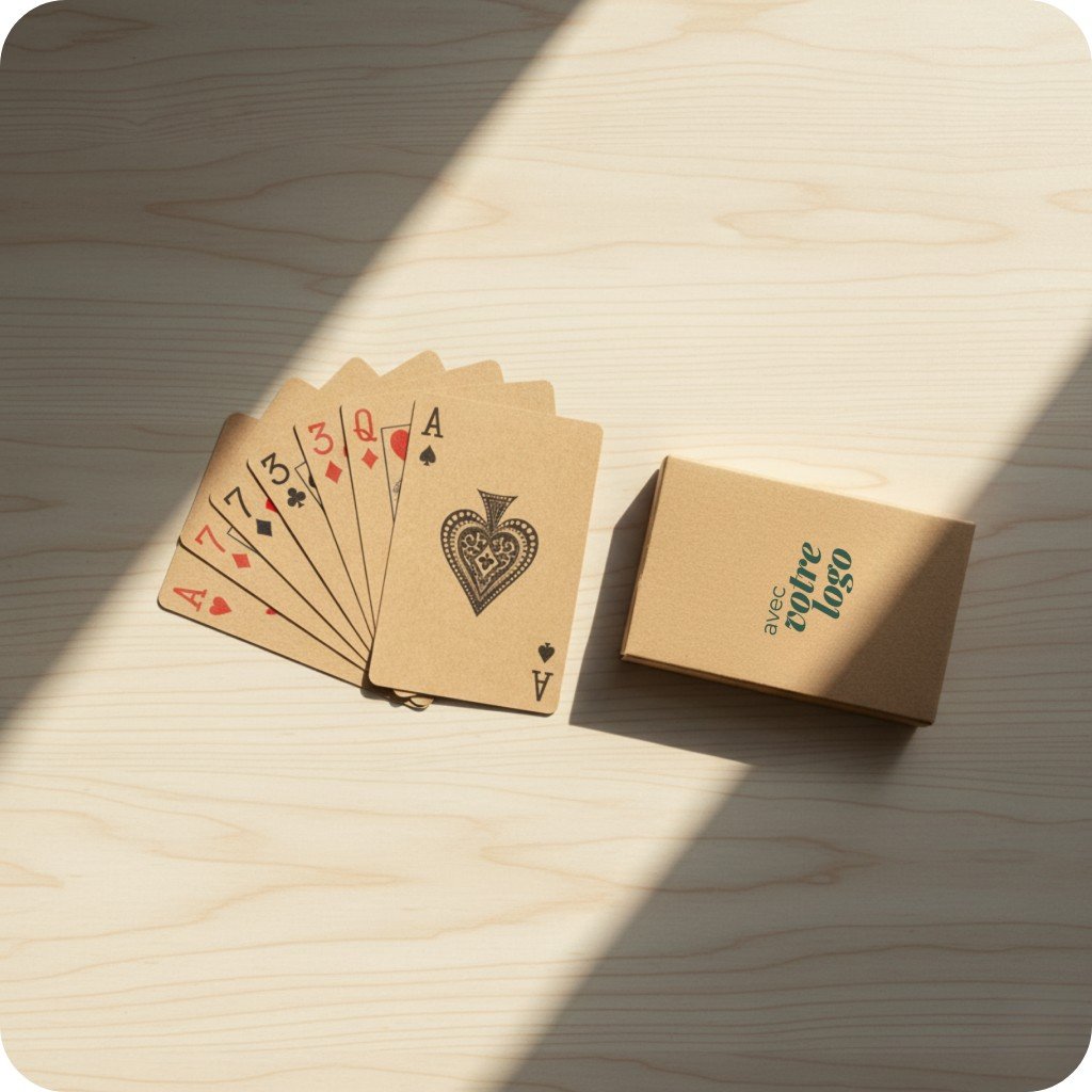 Jeu de 54 cartes en papier recyclé Aruba Plus _00