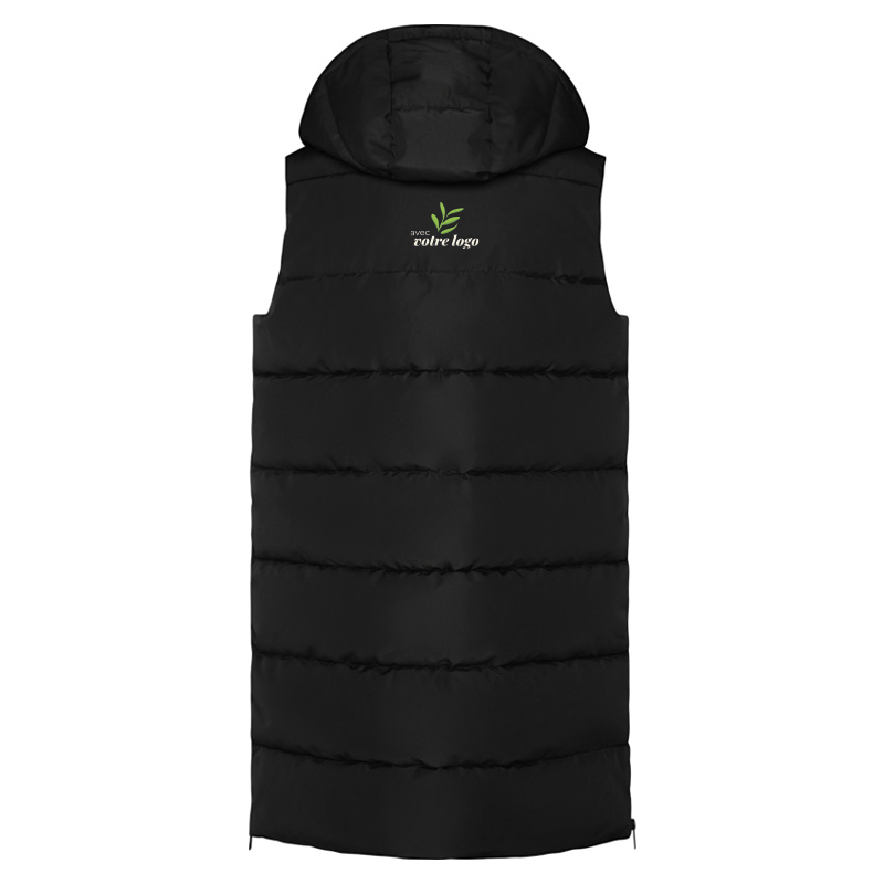 Long bodywarmer pour femme en polyester certifié Reine _03