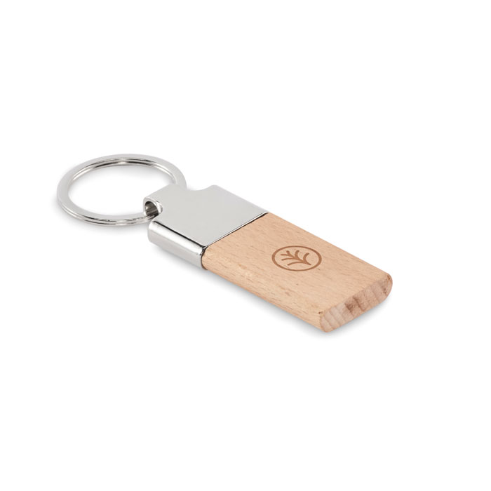 Porte-clés  en bois et métal Llaving_02