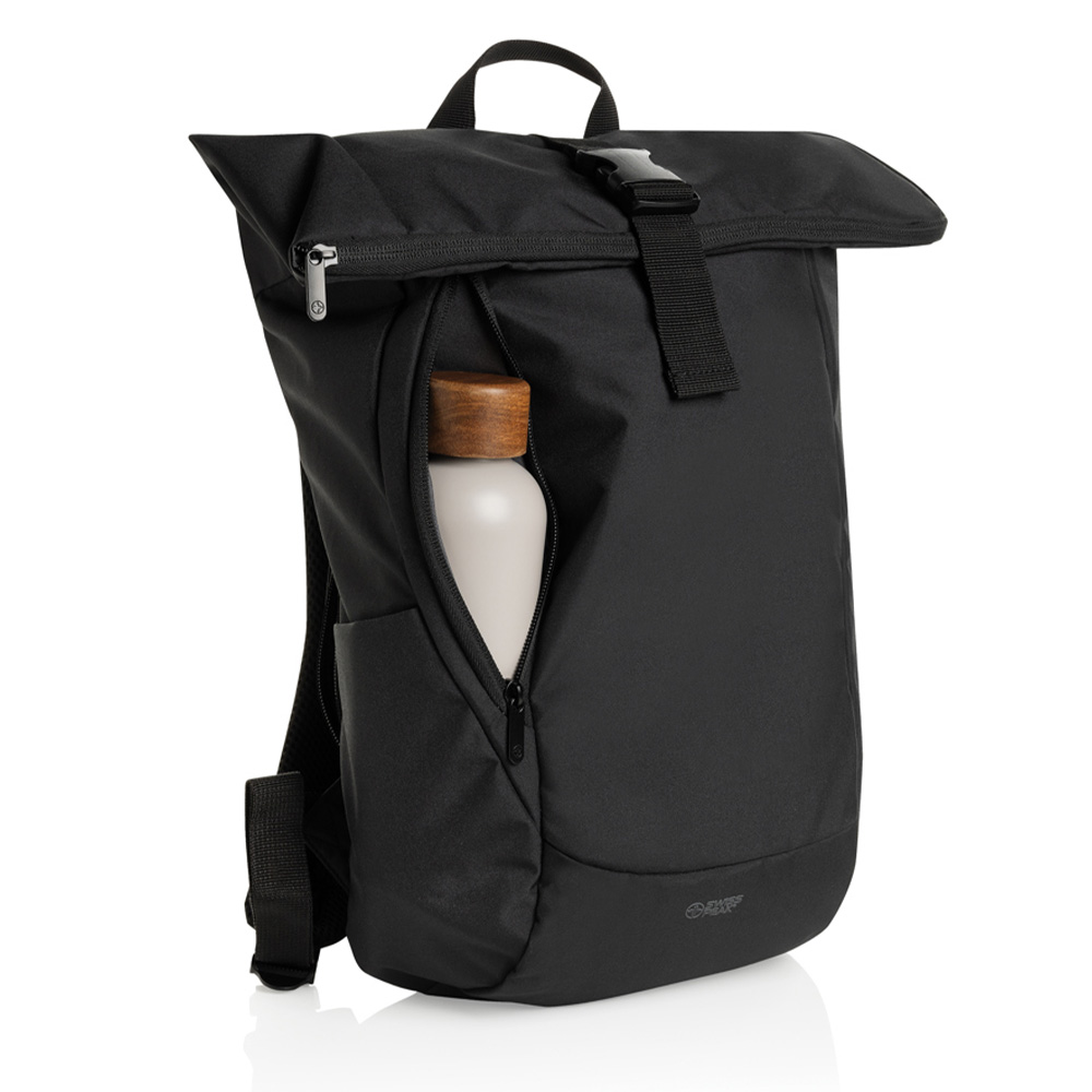 Sac à dos ordinateur 15,6" en polyester recyclé rPET Swiss Peak Leonard_04
