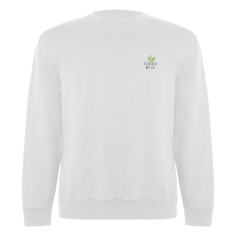 Sweat unisexe en coton bio et polyester recyclé certifiés Batian 300 g_1