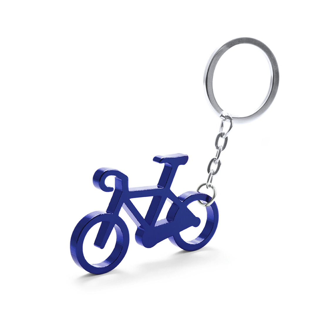 Porte-clés en métal Ciclex_Bleu
