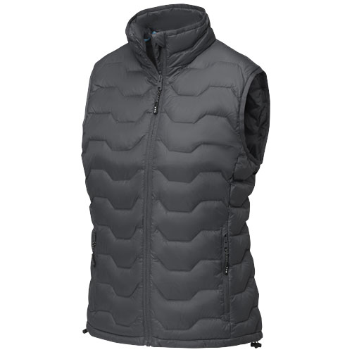 Bodywarmer femme en nylon recyclé certifié Epidote_Gris storm