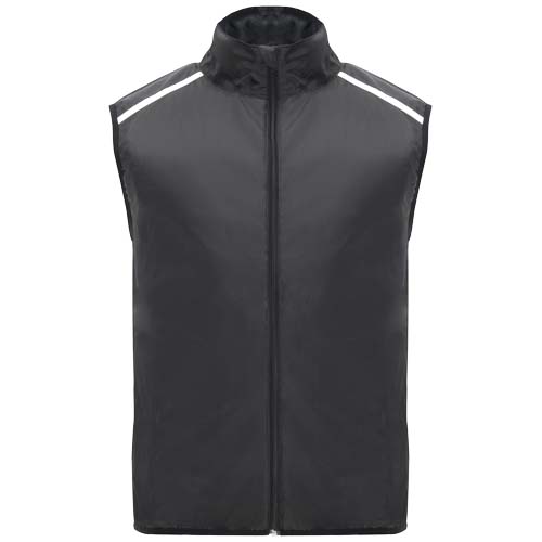 Bodywarmer de sport unisexe en polyester certifié Jannu_Noir