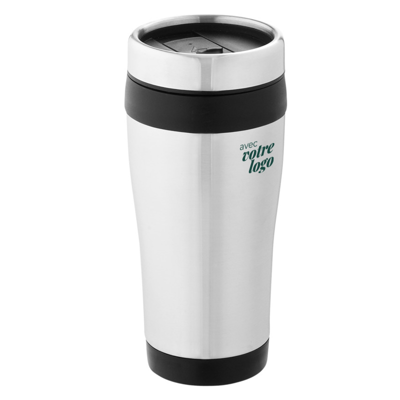 Mug isotherme en inox recyclé certifié Elwood 410 mL_1