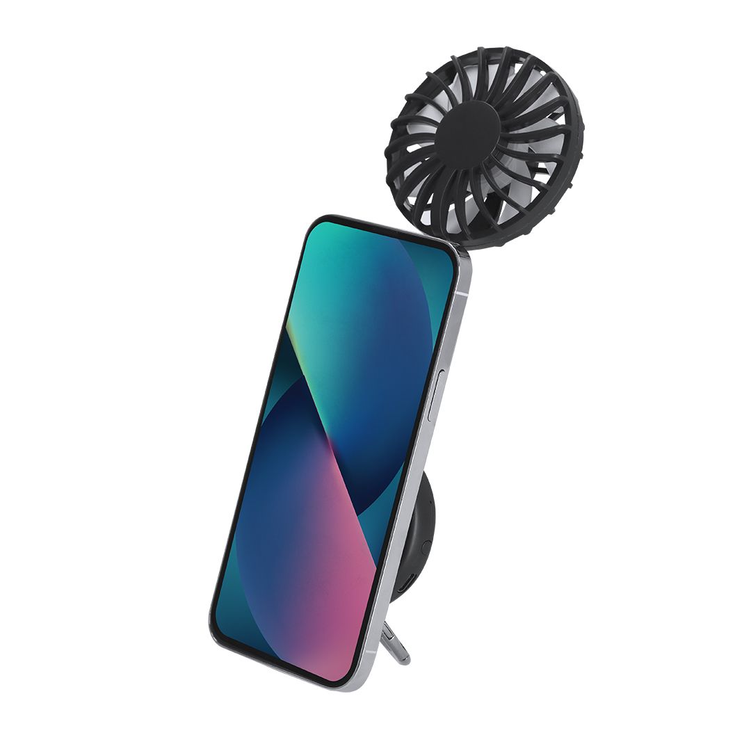 Ventilateur de poche publicitaire et support téléphone Kelanor_03