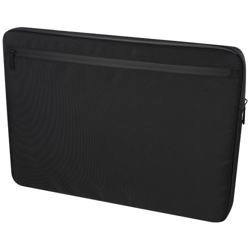 Housse pour ordinateur 15,6" en polyester recyclé certifié Rise _Noir