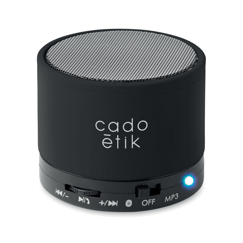 Enceinte publicitaire Bluetooth Roundbass - Cadeau publicitaire high-tech