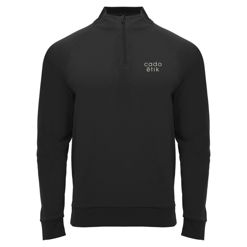 Sweat zippé de sport unisexe en polyester certifié Epiro 200 g_1