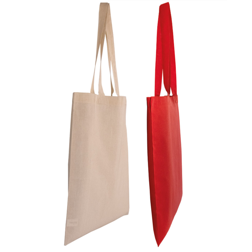 Tote bag en coton noir Kanpur 130 g_03